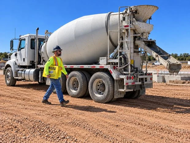 Concrete truck and Rhino packaging