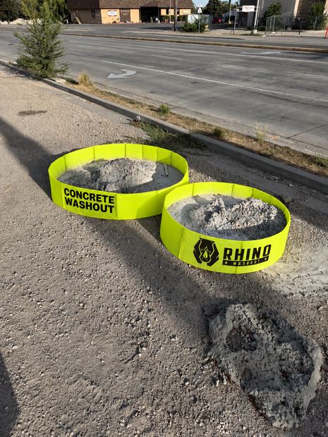 Rhino washouts on the job