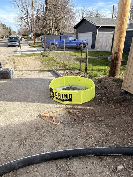 On-site washout placement